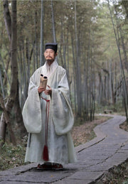 Mun Chun 暮春 Late Spring Ming Dynasty Daopao Men & Unisex Robe