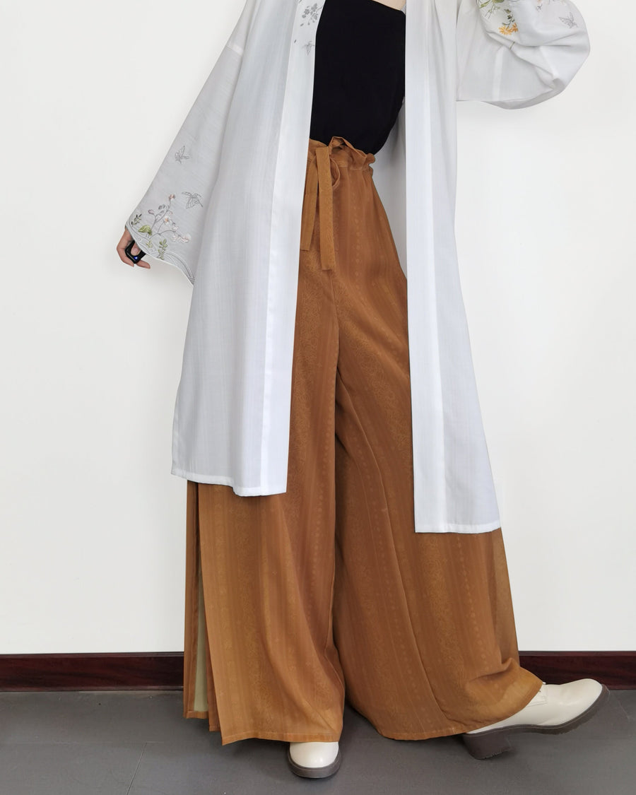 Shu Yu 疏雨 Fuzzy Rain Song Dynasty Custom Easy-Wear Hedangku Songku Trousers