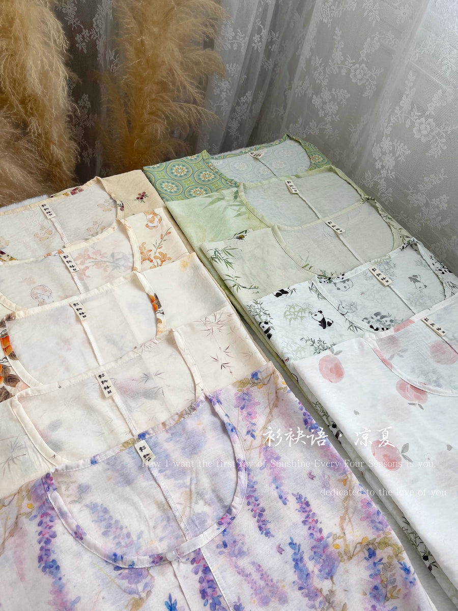 Liang Xia 凉夏 Cool Summer Tang Dynasty Various Patterned Tanling Banbi Tops