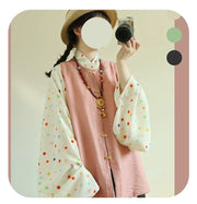 Zhao Munian 朝暮年Twilight Years Modernized Ming Dynasty Bijia Vest & Mamian Skirt Set