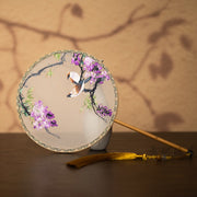 Guqü Tuanshan 古典团扇 Transparent Silk Various Embroidered Round Fans