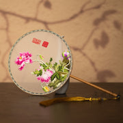 Guqü Tuanshan 古典团扇 Transparent Silk Various Embroidered Round Fans