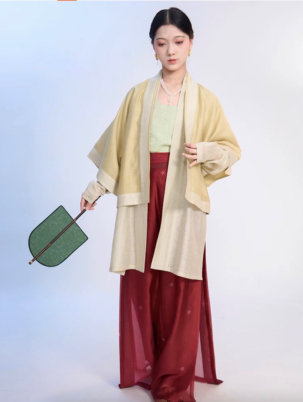 Fu Penzi 覆盆子 Raspberry Southern Song Restoration Hedangku Pants