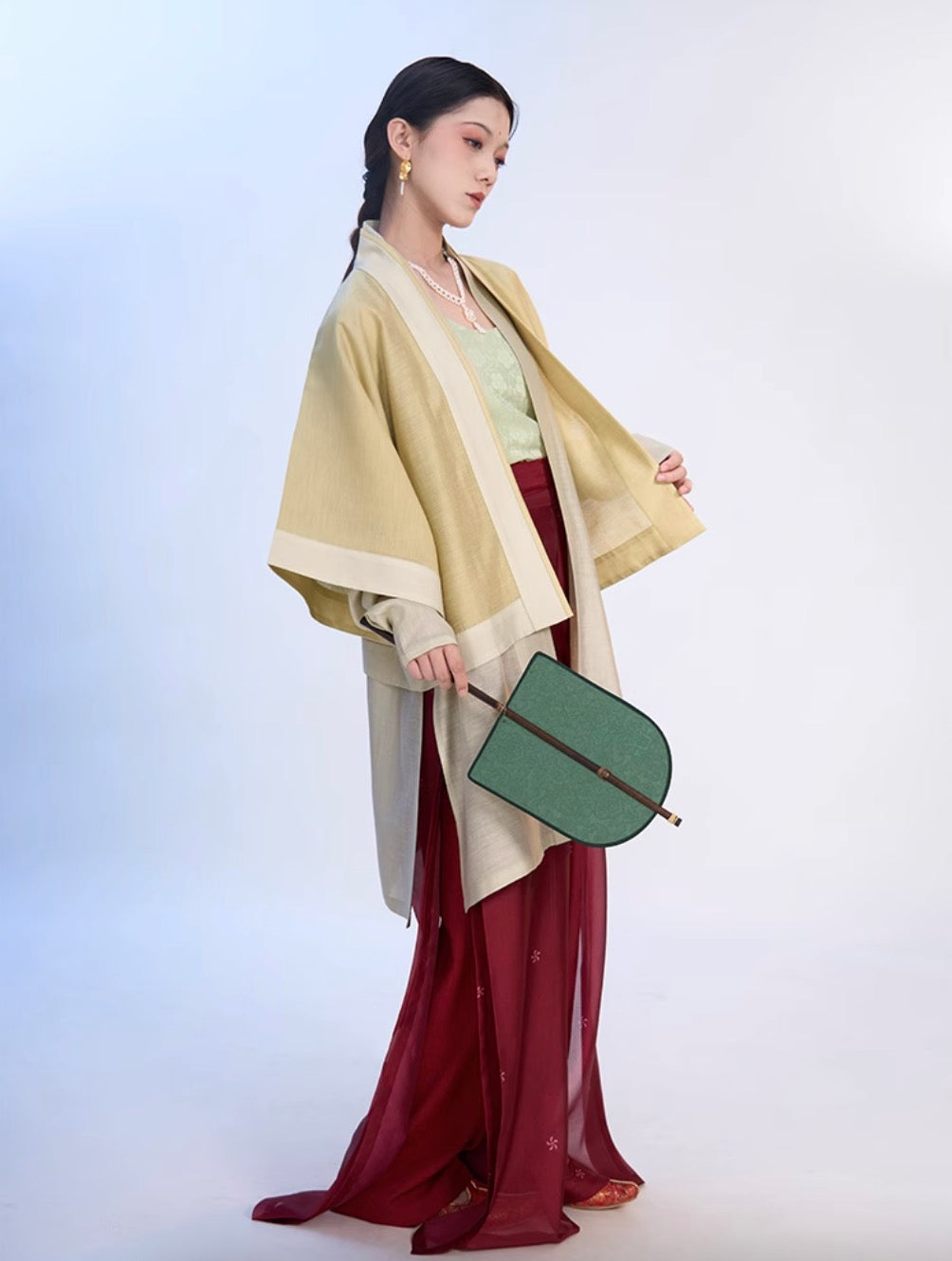 Fu Penzi 覆盆子 Raspberry Southern Song Restoration Hedangku Pants