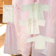 Xinghua Yue 杏花约 Apricot Rendezvous Fantasy Song Dynasty Embroidered Beizi & Songku Pants Set