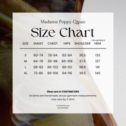 Yu Meiren 虞美人 Madame Poppy New Chinese Style Golden Watercolor Sleeveless Qipao