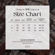 Shan Xu 山续 Continuing Mountains Modernized Ming Wool Blend Chang Ao Cross Collar Coat