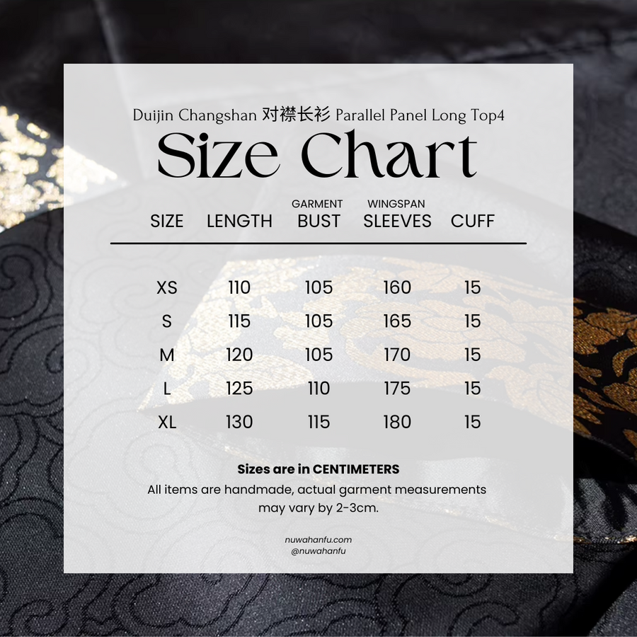 Siji Hua 四季花 Four Seasons of Flowers Ming Dynasty Duijin Changshan Parallel Panel Brocade Border Jacket