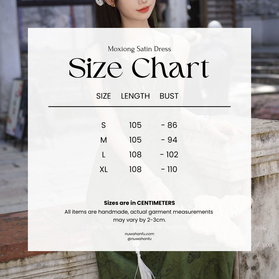 Wu Lü 芜绿 Lush Green Modernized Song Dynasty Dress & Crochet Cardigan Set