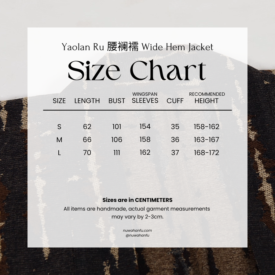 Yue Chuan 越川 Climbing Rivers Modernized Jin Dynasty Cotton Blend Ru Jacket & Cotton Zhequn Skirt Set