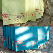 Xian Chun 衔春 Holding Spring Ming Dynasty Sparrow Bijia Long Vest & Mamianqun Skirt Set