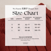 Wu Huanzi 无患子 Soapberry Modernized Jin Cotton Flannel Yaolan Ru Top & Zhequn Skirt