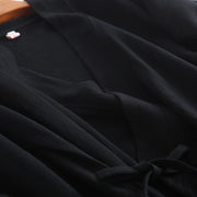Luo Xia 落霞 Falling Clouds Men's Song & Ming Cotton Linen Jiaoling Changshan Long Top