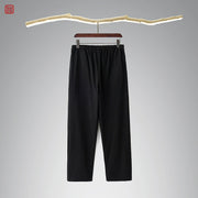 Lao Jie 老街 Old Streets Unisex Cotton & Linen Straight Leg Pants