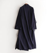 Luo Xia 落霞 Falling Clouds Men's Song & Ming Cotton Linen Jiaoling Changshan Long Top