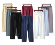 Lao Jie 老街 Old Streets Unisex Cotton & Linen Straight Leg Pants