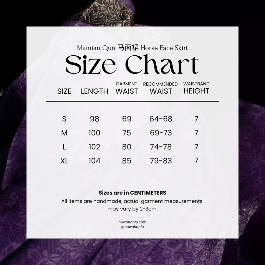 Zuoye 昨夜 In a Fortnight Ming Dynasty Sheer Summer Mamian Skirt