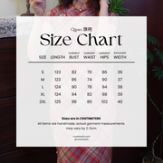 Huan Youji 环游记 Traveller Republic of China Plaid Pure Cotton Short Sleeve Qipao