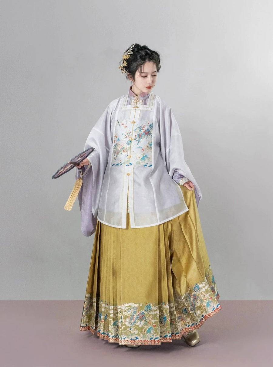 Qilin 麒麟 Golden Unicorn Mamian Skirt