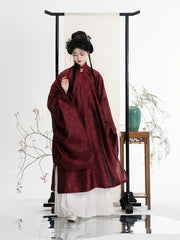 Zhezhi Mei 折枝梅 Broken Plum Blossom Ming Dynasty Changshan Standing Collar Shirt